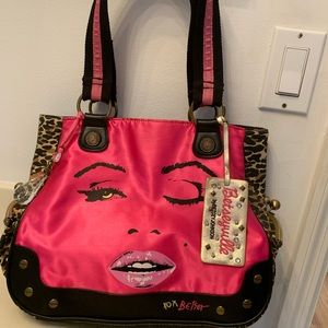 Betseyville Betsey Johnson Face Handbag